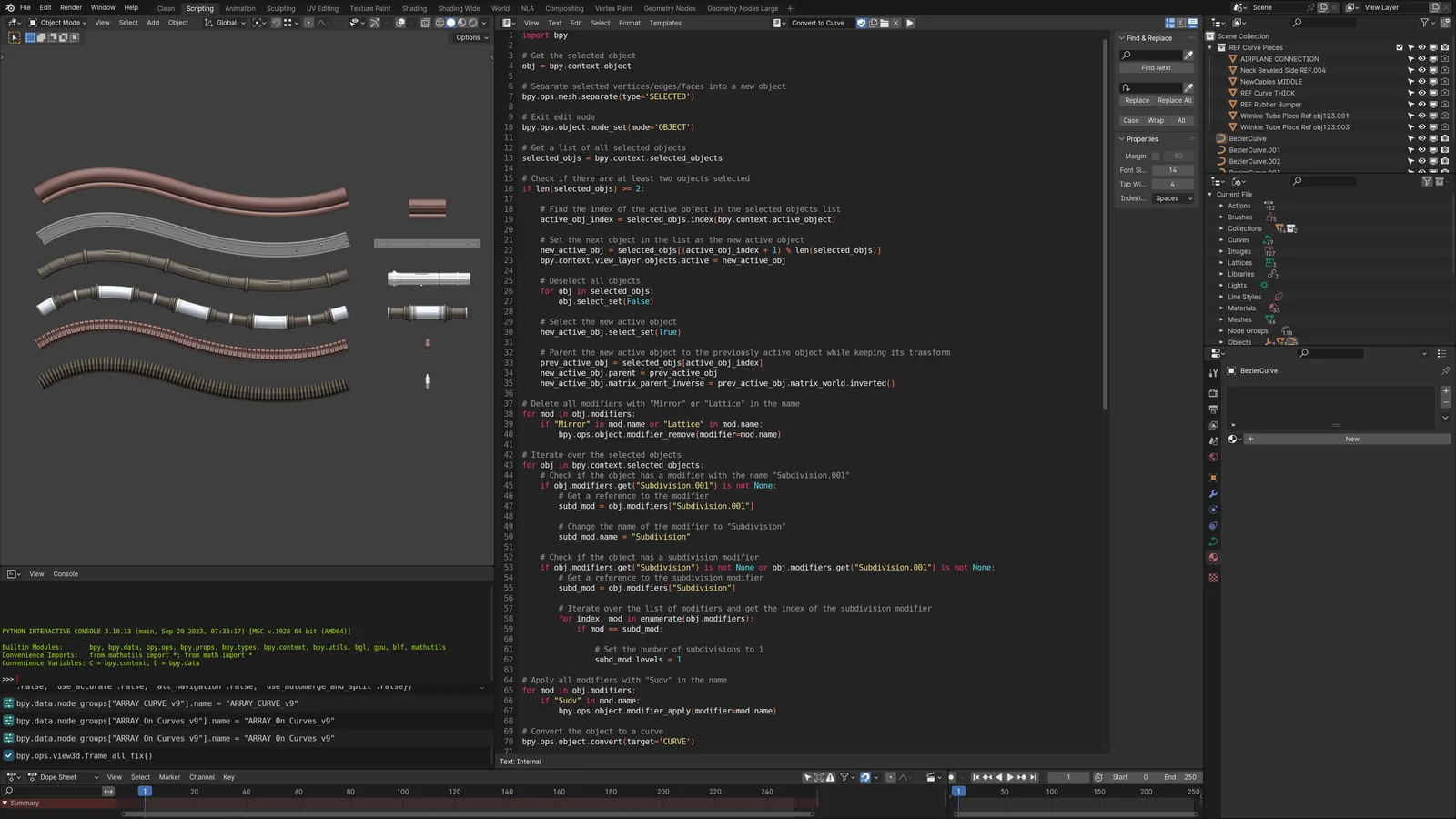 Curve and Mesh Arrays screenshot 5