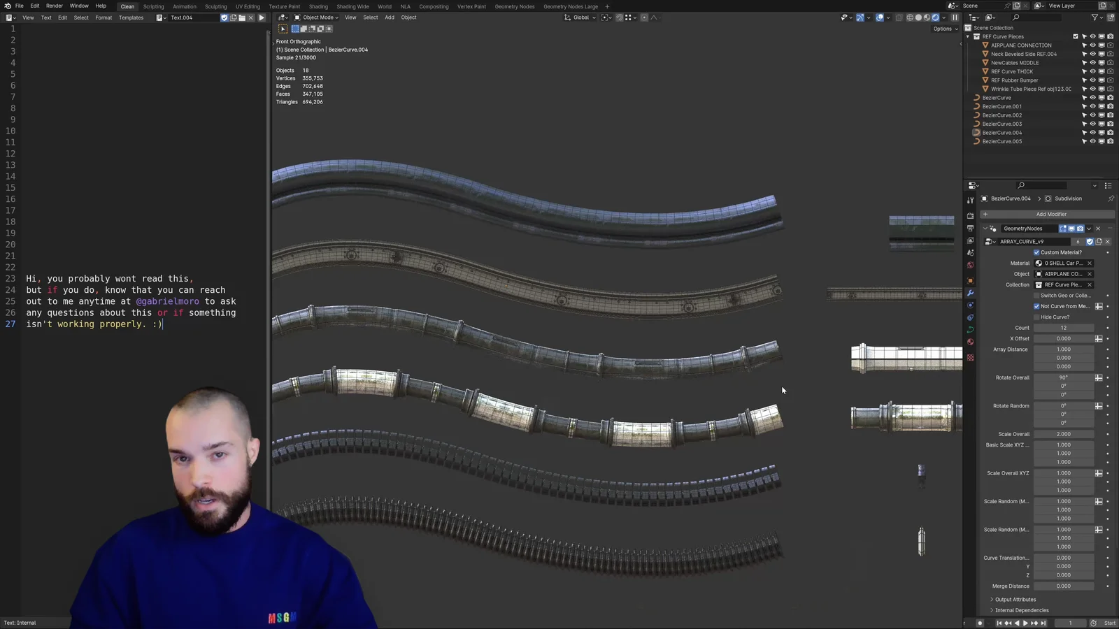 Curve and Mesh Arrays screenshot 6
