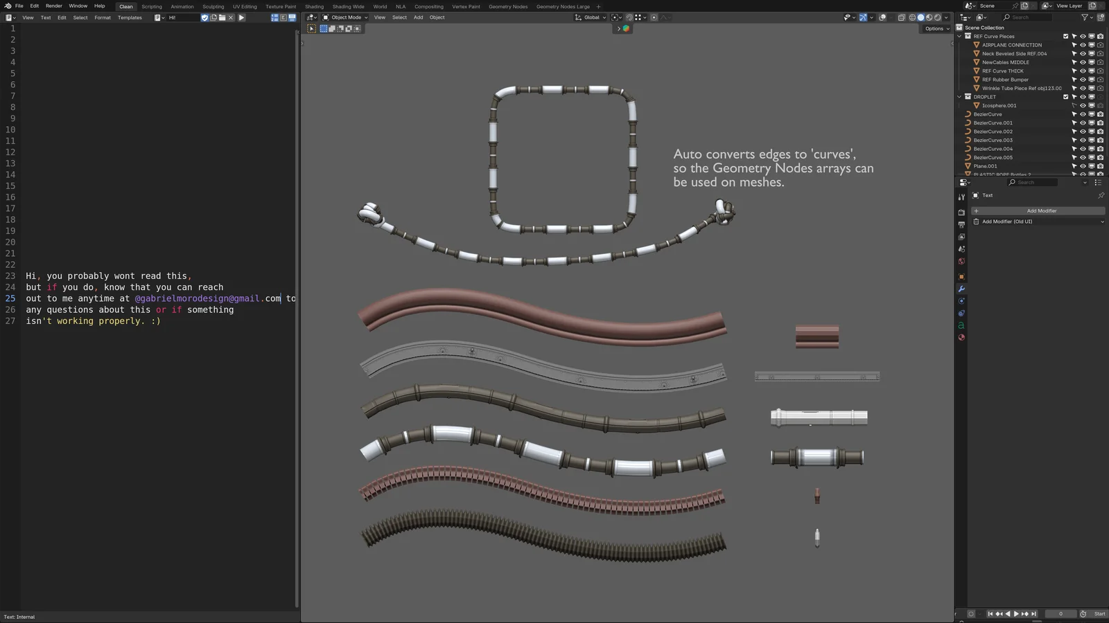 Curve and Mesh Arrays screenshot 8