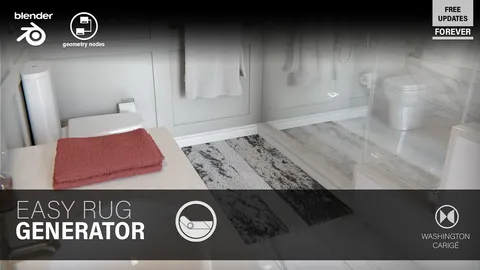 Easy Rug Generator - Blender geometry nodes