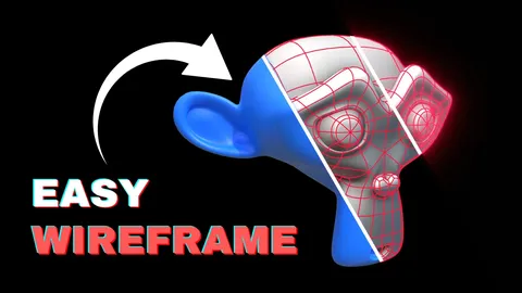 Easy Wireframe - Blender addons