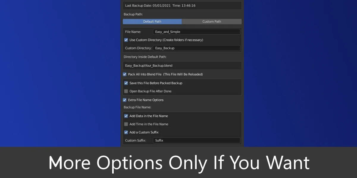 EasyBackup screenshot 3