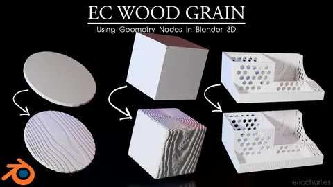 EC Wood Grain - Blender geometry nodes