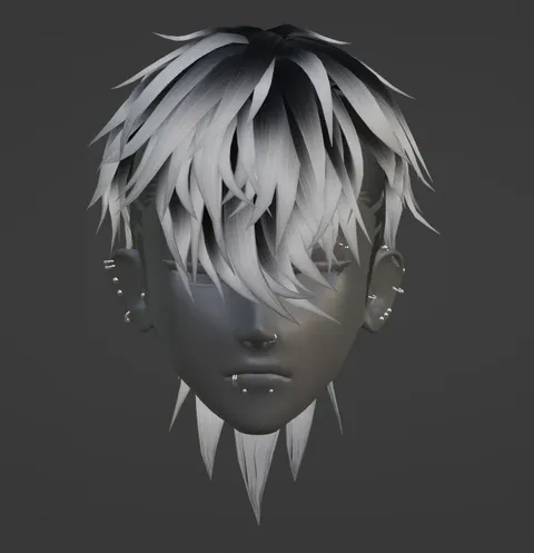 Eden's Hair 2.0 - Blender 3d models