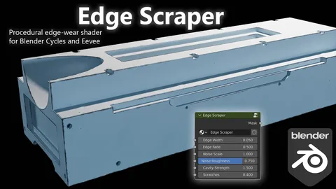 Edge Scraper - Blender shaders