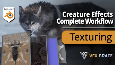 Creature Effects Tutorial: Texturing - Blender tutorials & courses