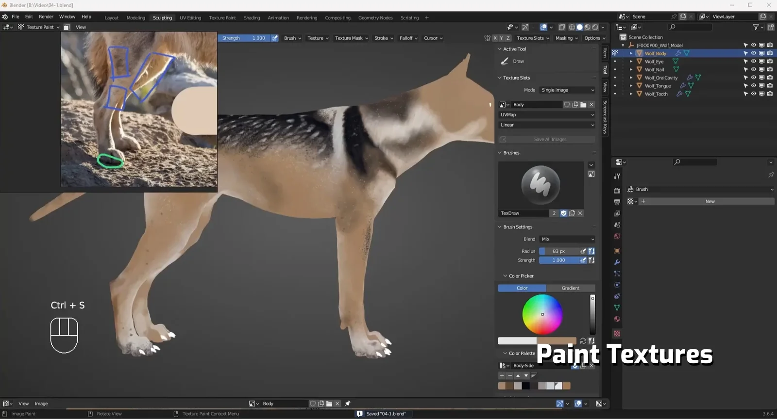 Creature Effects Tutorial: Texturing screenshot 3