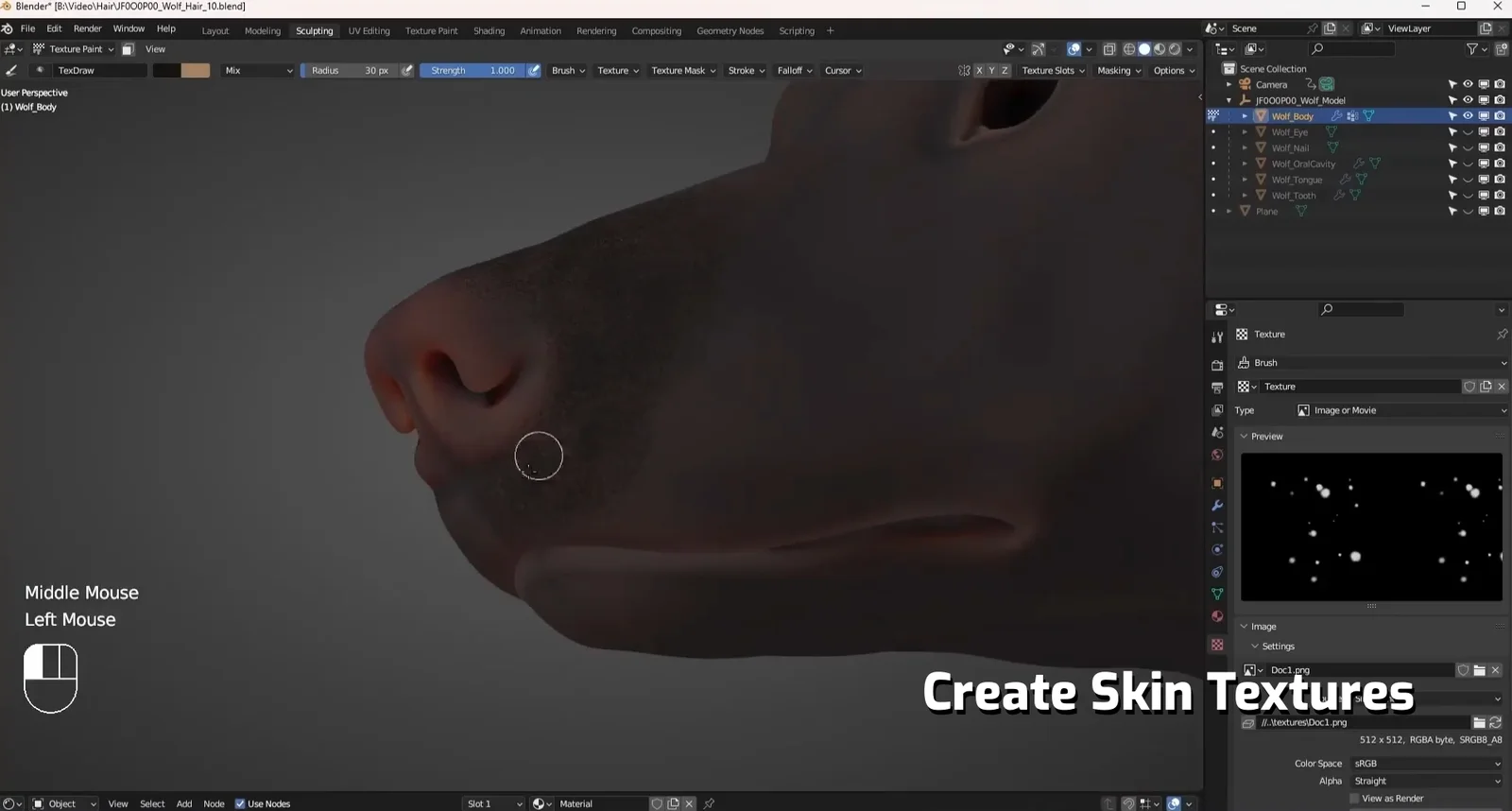 Creature Effects Tutorial: Texturing screenshot 6