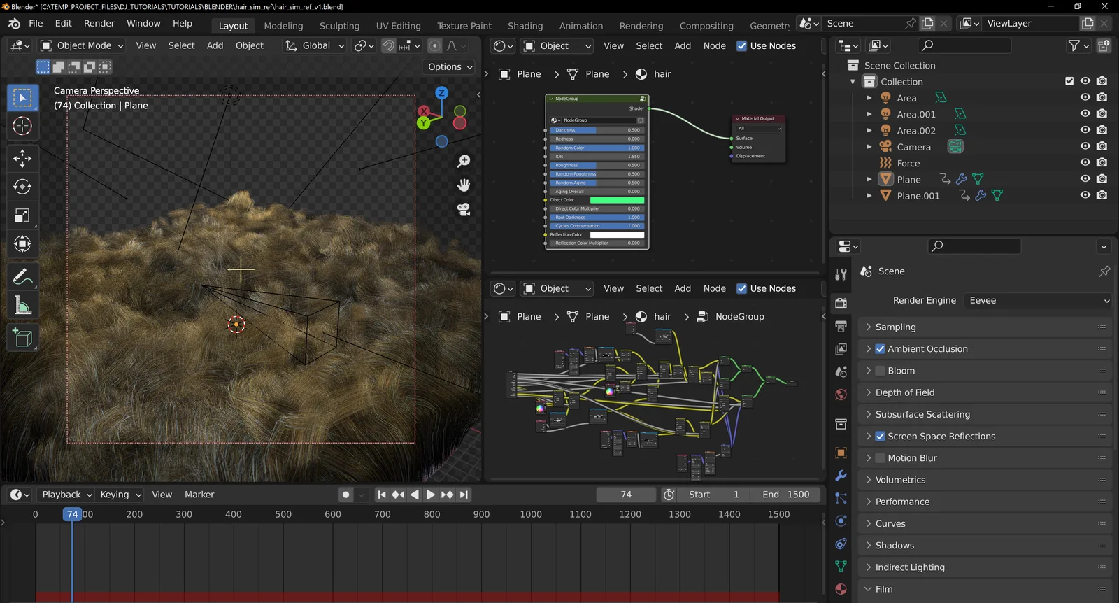 Advanced Hair Shader screenshot 2