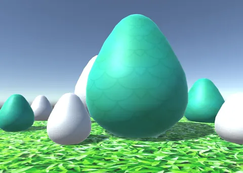 Low Poly Egg - Blender 3d models