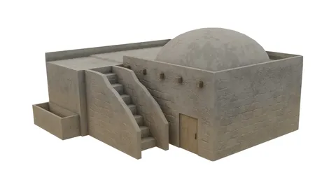 Egyptian House 06 - Blender 3d models