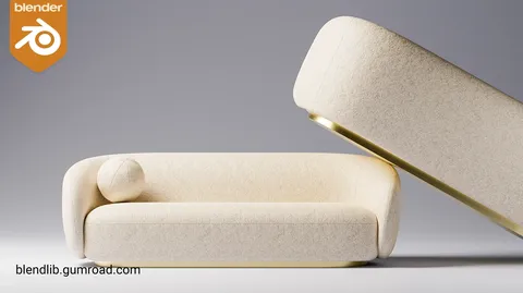 Eichholtz Brice Sofa - Blender 3d models