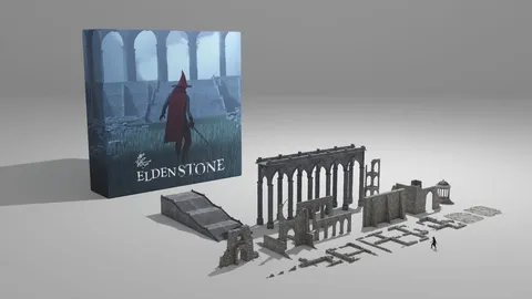Elden Stone Kitbashing Set - Blender 3d models