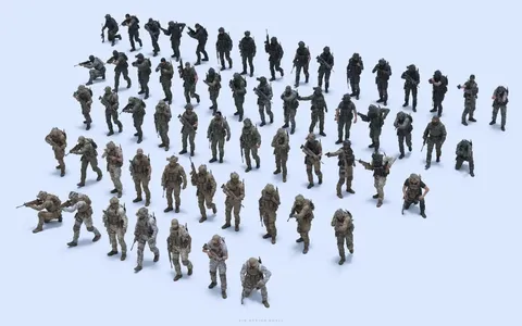 Elite Tactical Operator Bundle - Blender 3d models