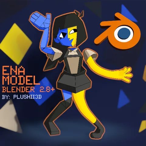 ENA Character Models - Blender 3d models