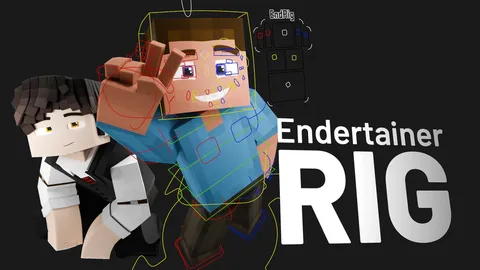 Endertainer Rig MCS2 - Blender 3d models