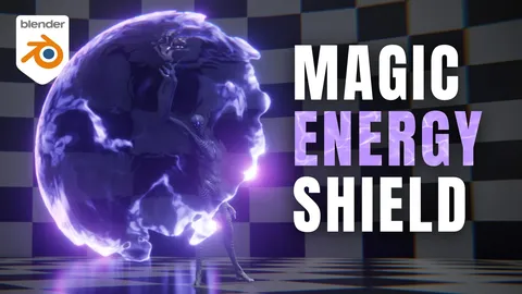 Energy Shield - Blender shaders