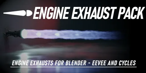 Engine Exhaust Pack - Blender shaders