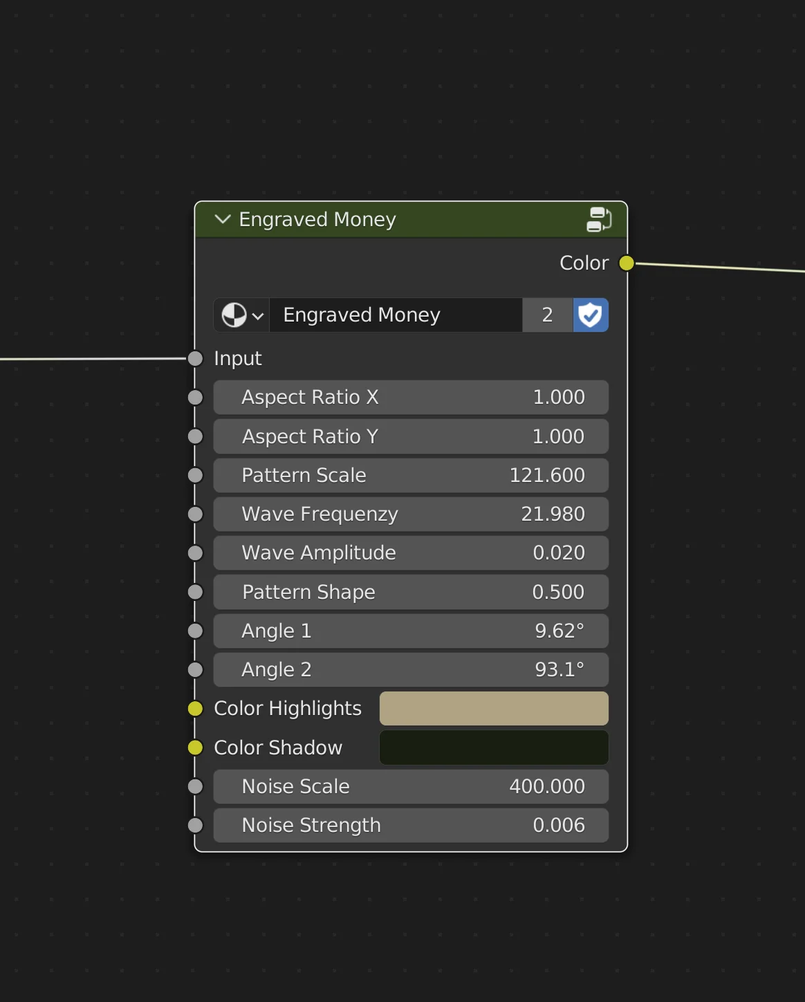 Engraved Money Effect screenshot 2