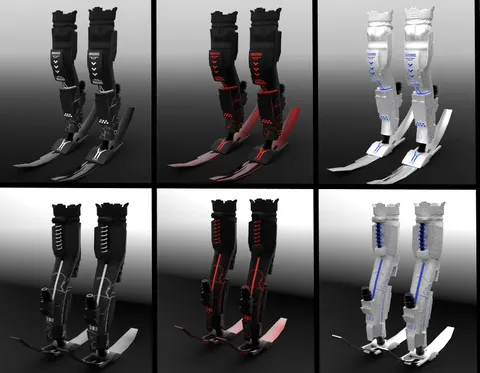 Enhanced Legs - Blender 3d models