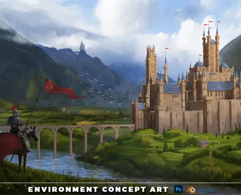 Environment Concept Art Tutorial - Blender tutorials & courses