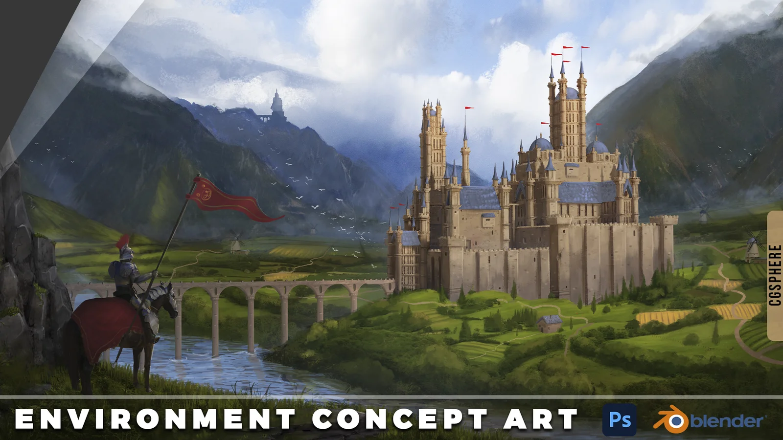 Environment Concept Art Tutorial screenshot 2