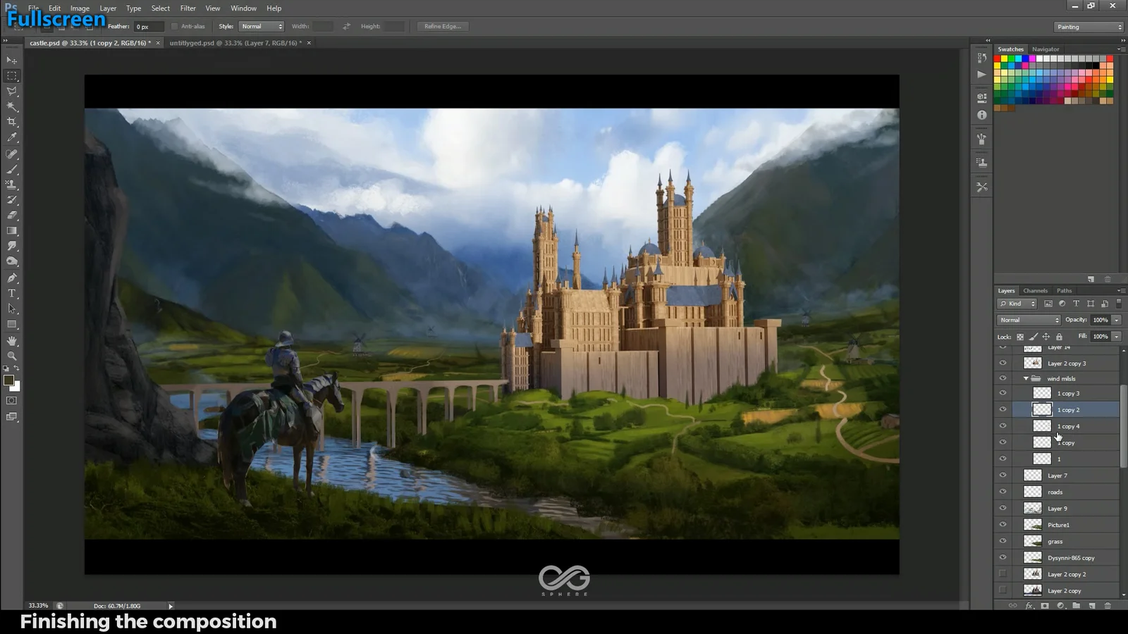 Environment Concept Art Tutorial screenshot 7