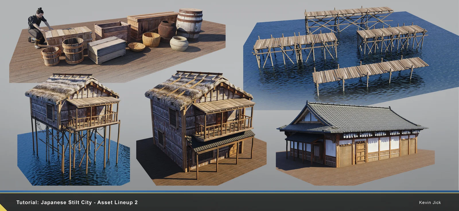 Japanese Stilt City Tutorial screenshot 6