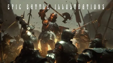 Epic Battle Illustrations - Blender tutorials & courses