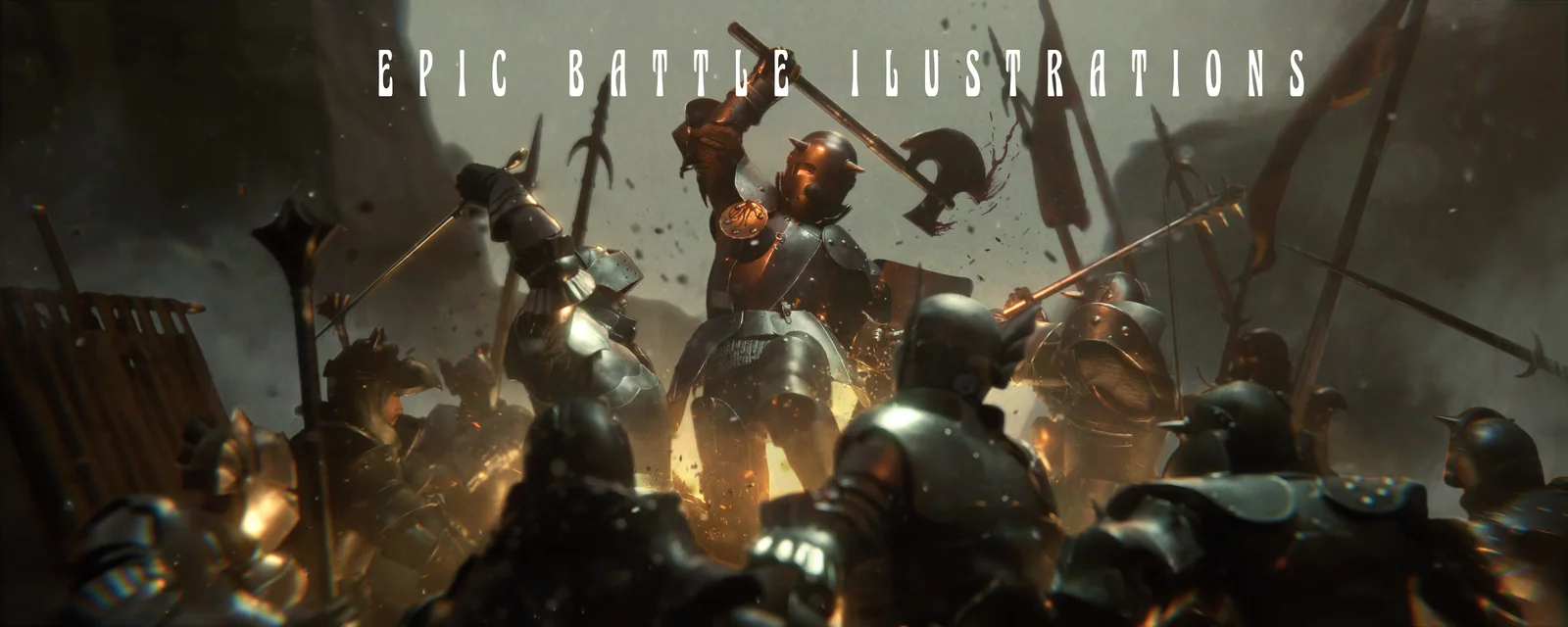 Epic Battle Illustrations screenshot 2
