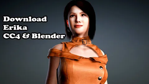 Erika - Blender 3d models