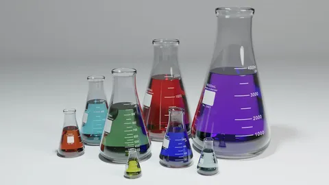 Erlenmeyers - Blender 3d models