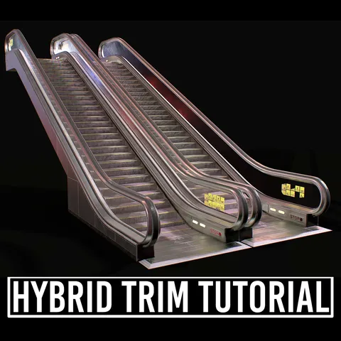 Hybrid Trim Tutorial - Blender tutorials & courses