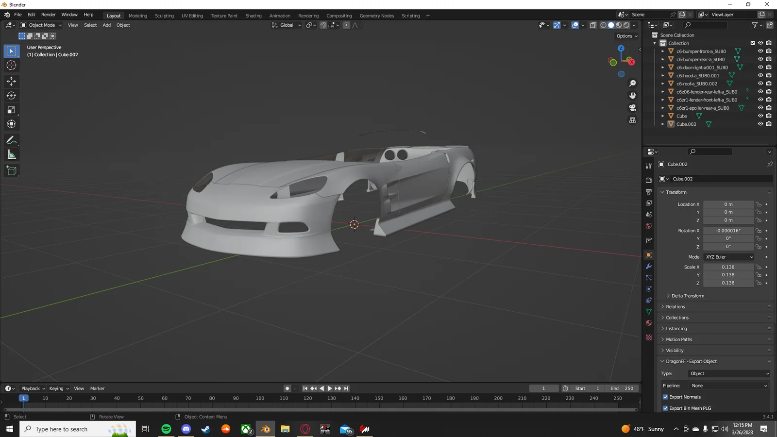 Euros C6 Bodykit screenshot 5