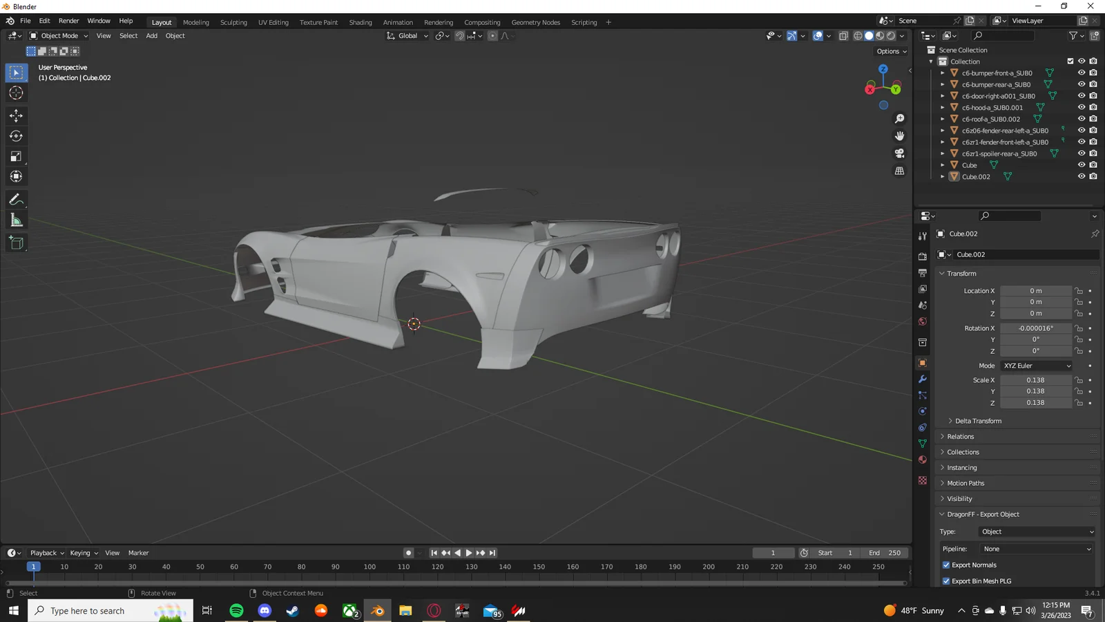 Euros C6 Bodykit screenshot 6