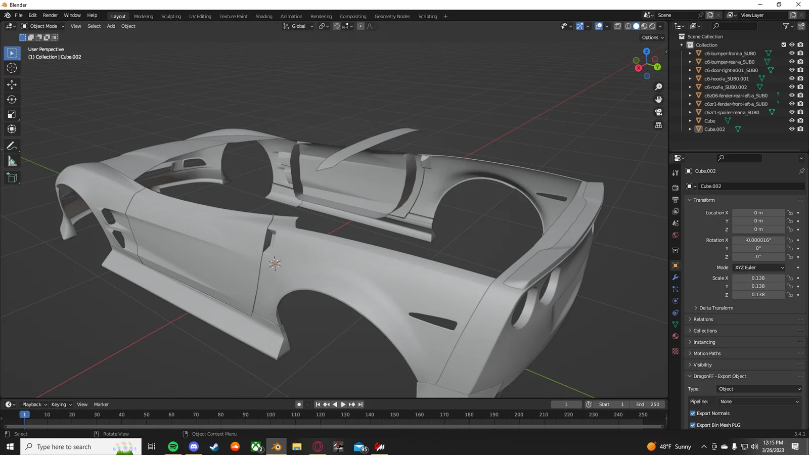 Euros C6 Bodykit screenshot 7
