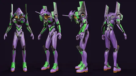 EVA-01 - Blender 3d models