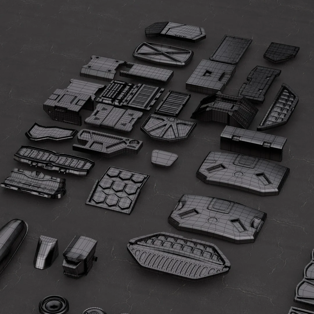 Everyday Hard Surface Kitbash screenshot 2