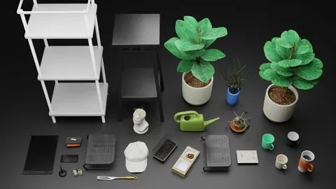 Everyday Objects Asset Pack - Blender 3d models