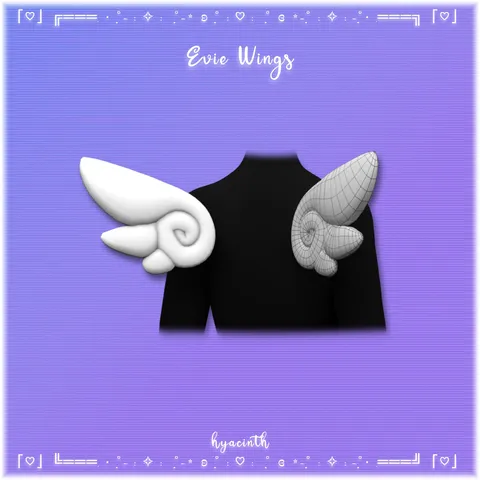 Evie Wings - Blender 3d models