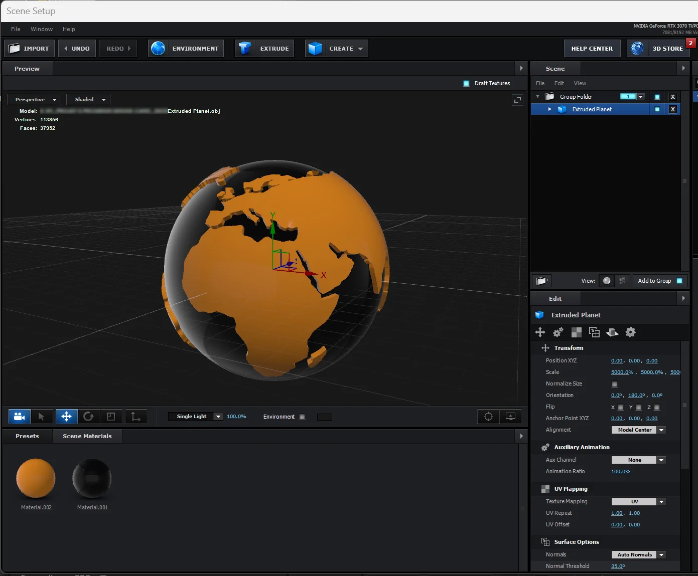 Extruded Planet screenshot 2