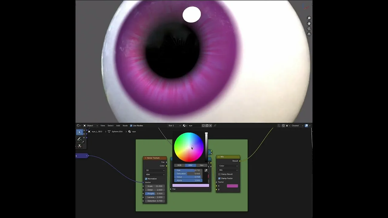 Stylized Eye - Blender 3d models