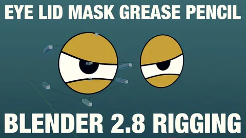 Eye Lid Mask Rig - Blender scenes