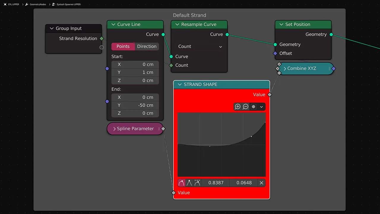 Procedural Eyelashes screenshot 5