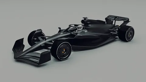 F1 2022 Monopost - Blender 3d models