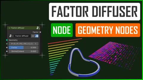 Factor Diffuser - Blender geometry nodes