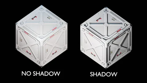 Fake Shadow From Heightmap - Blender shaders