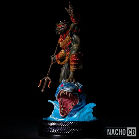 Merman Statue - Blender 3d models