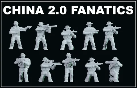 Fanatic China 2.0 - Blender 3d models