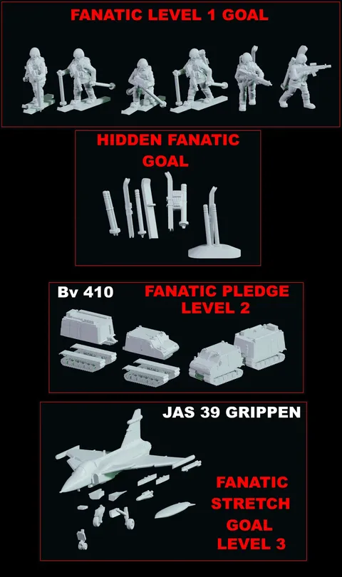 Fanatic Pledge Sweden - Blender 3d models